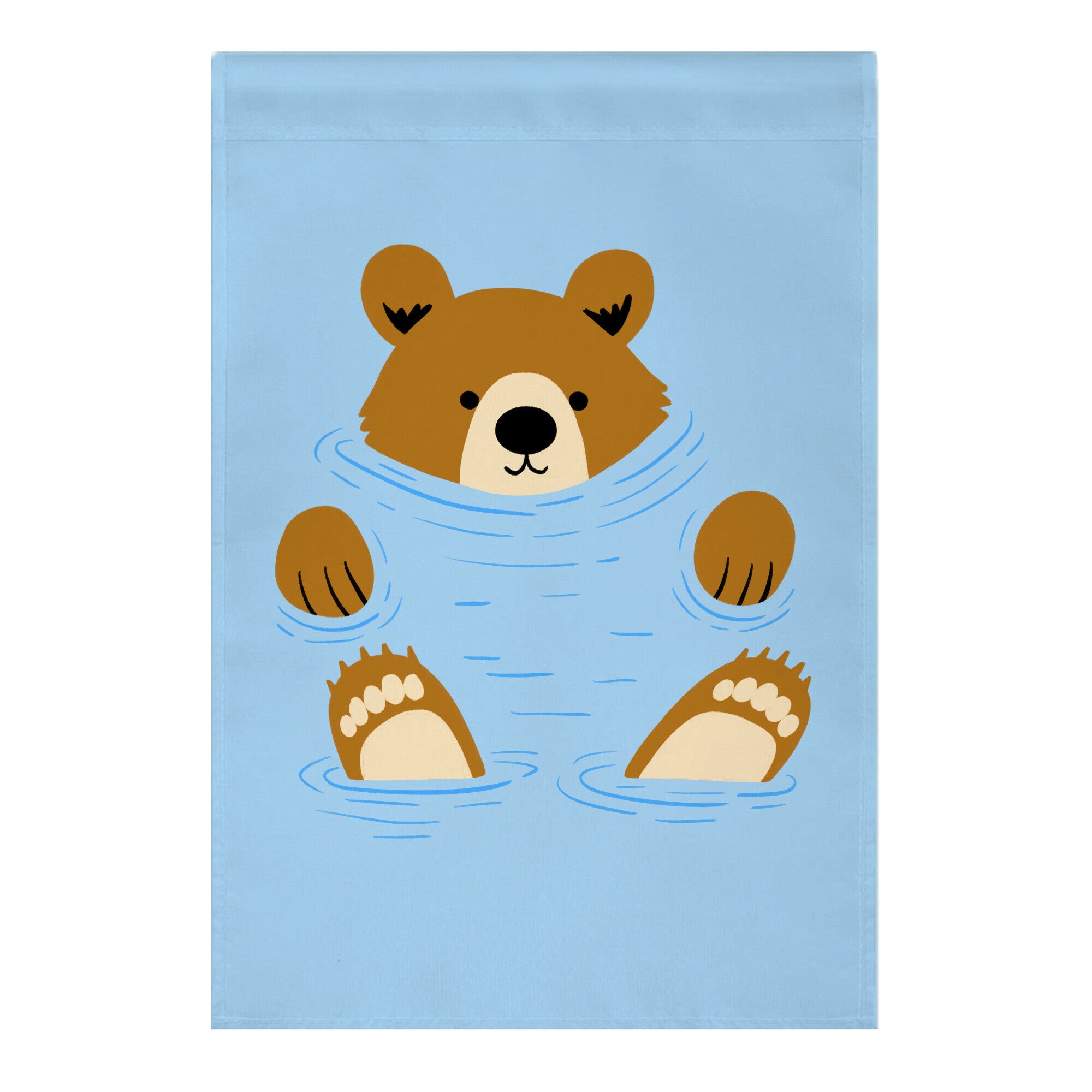 River Bear Garden Flag